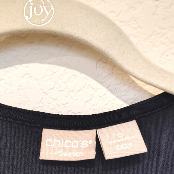 Chicos Travelers Elegant Black Maxi Dress - Picture 3 of 3